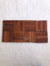 RECLAIMED TEAK PARQUET FLOORING, GOOD CONDITION, PRICED FOR 20 FINGER SETS. 