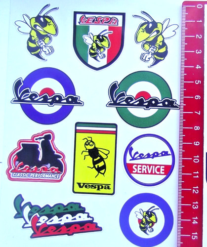 Vespa stickers decals - ,