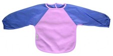 Silly Billyz Large Fleece Long Sleeve Bib (Mauve/Lilac)