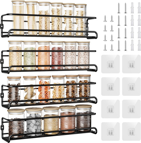 Tier wall mounted spice - 4-tier,