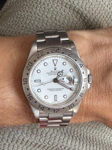 Rolex explorer white men s - explorer, ii