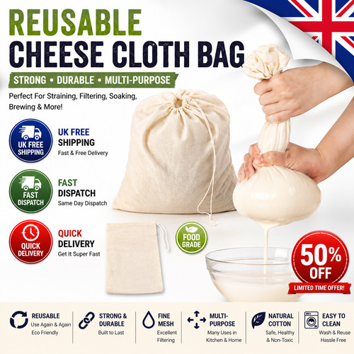 Cotton muslin cheese cloths - cheese,