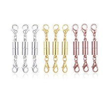 Magnetic Necklace Connector Necklace Fastener Clasp Shiny Jewellery Closure UK