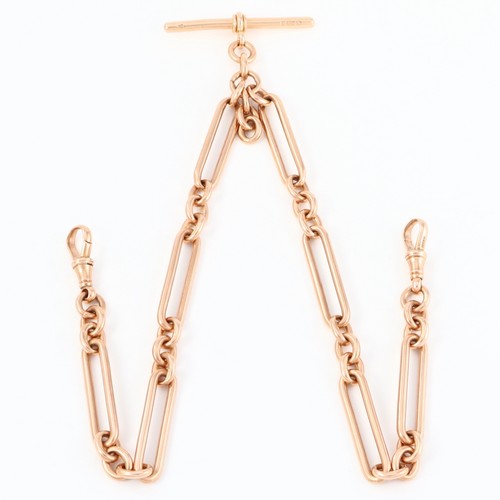 Antique 9ct gold fetter - 49.6g,