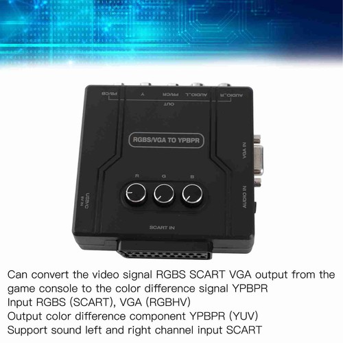 Rgbs vga scart ypbpr - scart,