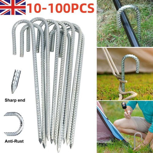 100x rebar tent pegs - 8-100x, stakes