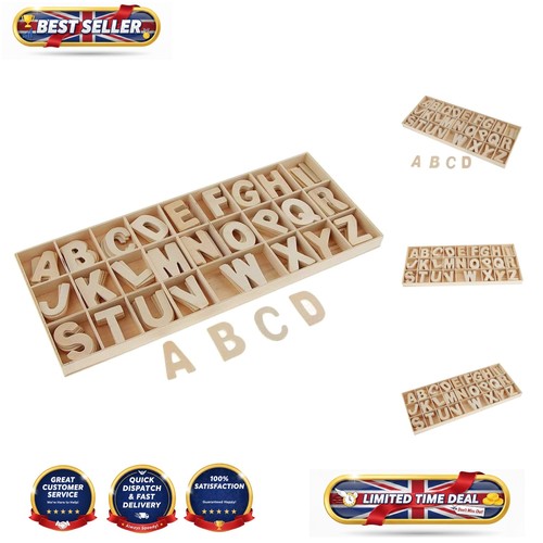 156 natural wooden uppercase - 156,