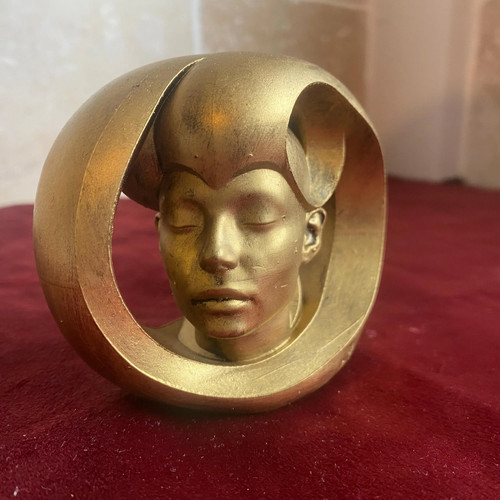 Modern abstract female head - modern,