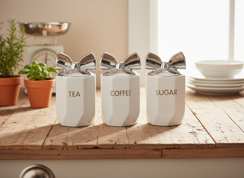 Tea coffee sugar storage - tea,