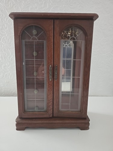 Wooden jewellery box armoire - jewellery,