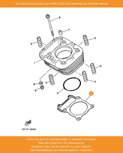 Yamaha gasket cylinder - yamaha,