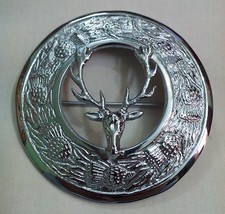 Stag Head Kilt Fly Plaid