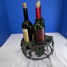 VTG Wine Carousel Holds Three Bottles Of Wine. Spins Bottles Not Included.
