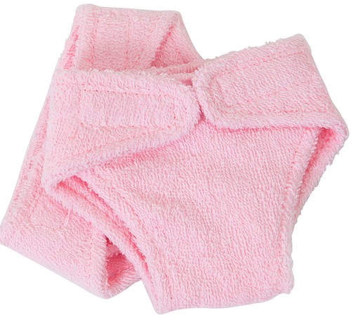 Frilly lily pink terry fabric - lily,