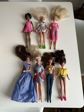 6x Barbie 1x Sindy Vintage Dolls Bundle Lot - 1966 To 1996 Good Condition