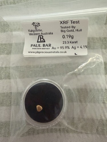 Gold nugget 19g - gold, 0.19g