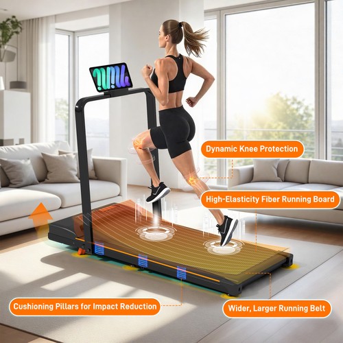 Folding treadmill with - 4-in-1,