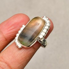 Fluorite Gemstone 925 Sterling