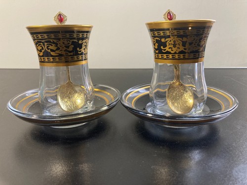Ornate black gold gilded - &,
