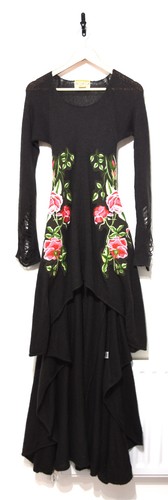 Wildfox wool mix mullet dress - wool,