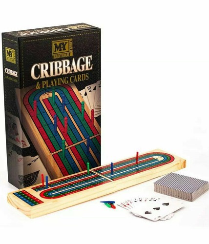 Cribbage deluxe solid wood - deluxe,
