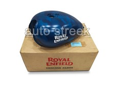 FIT FOR ROYAL ENFIELD CLASSIC 500 BS3 PETROL GAS FUEL TANK SQUADRON BLUE