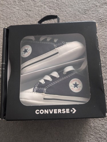 Navy blue baby converse - navy,