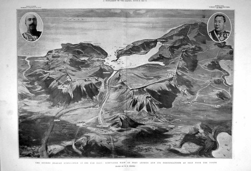 Original old antique print - original,