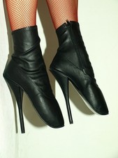 Ballet Boots Faux Leather 37 38 39 40 41 42 43 44 45 46 47 Bolingier FS1117