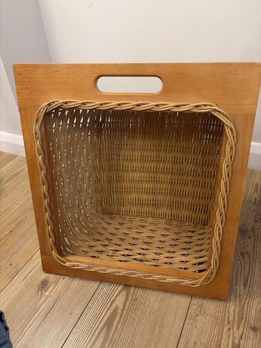Vintage rustic wicker sink - vintage,