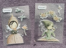 Santoro London - Clear Stamps 2 packs 7 stamps job lot.