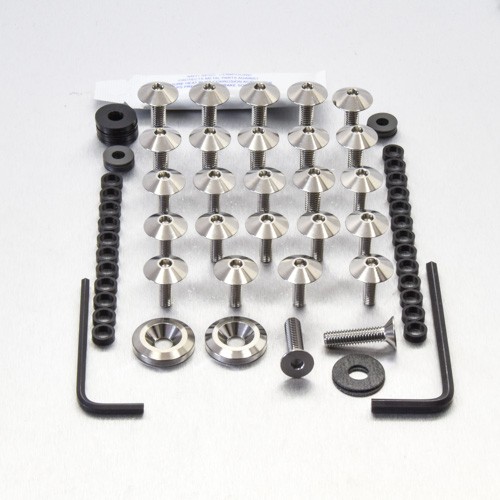 Stainless steel fairing kit - stainless,