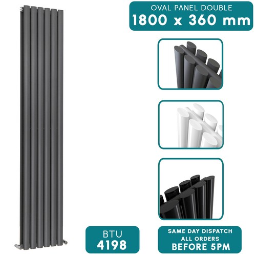 Designer vertical oval column - oval,