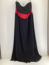 Dessy Collection Black Pleated