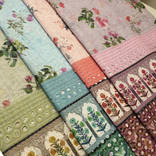 100 cotton broderie anglaise - cotton,