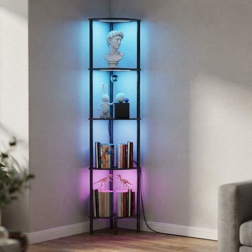 Tier corner shelf - with, rgb