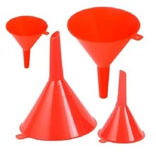 4pc Funnel Set Plastic Pouring Funnels Kitchen Petrol Fuel