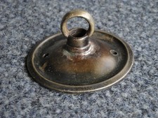 Vintage Brass Chandelier Ceiling Rose. Hook Plate.