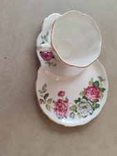 Royal Albert China Evening Rhapsody  Tennis Set Cup & Cake Plate