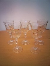 5  X Eternal beau Johnson brothers ,Wine Glasses EXC