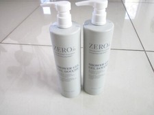 2 BOTTLES Gilchrist & Soames Zero% SHOWER GEL Made for Hilton Hotels, 15oz Each