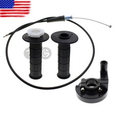 For Monster Moto 80CC Mini Bike Throttle Clamp Cable Twist Throttle Grips 