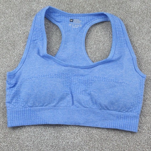 Bright blue sports bra - bra,