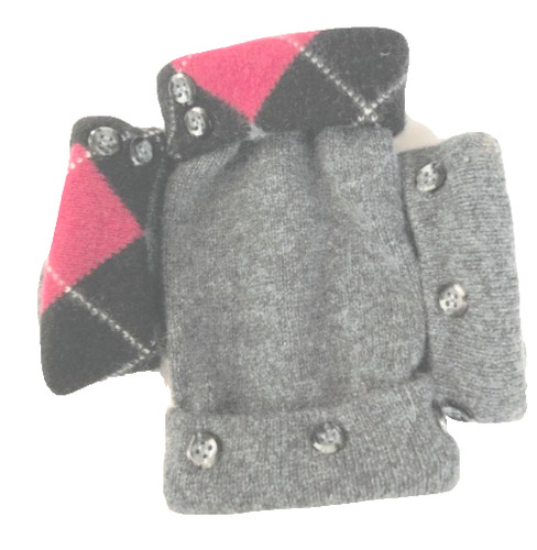 Fingerless gloves gray - fingerless,
