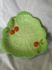 Carlton Ware Lettuce Leaf And Tomatoes Plate. Good Condition.