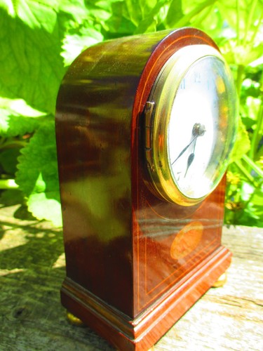 Antique miniature mantle clock - miniature,