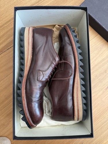 Yuketen brown leather derby - yuketen,