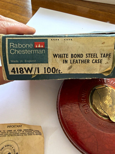 Rabone chesterman 100ft white - chesterman,