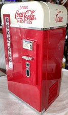 Coca-Cola Vending Machine Miniature with Moving Gimmick Vintage Rare