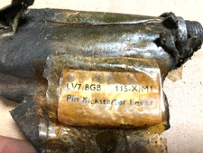 nos Matchless Ariel Burman gearbox KICKSTARTER LEVER PIN LV7/BGB 115 X M1